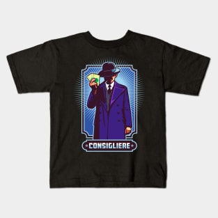 Character Metaphor- Mafia Mobster Consigliere Kids T-Shirt